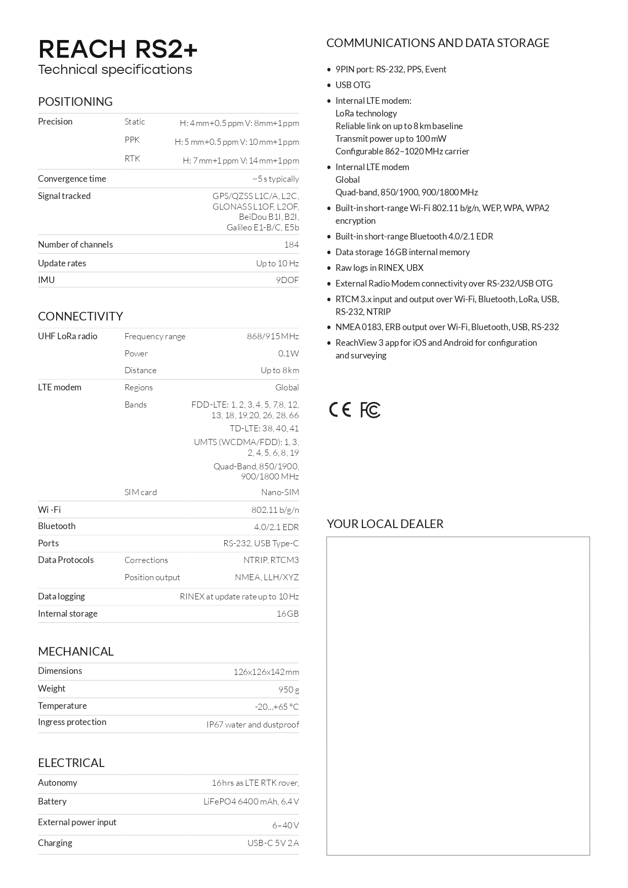 GNSS receiver for construction