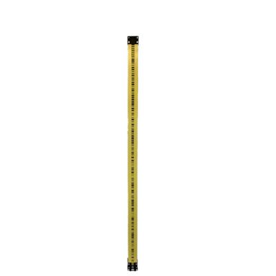 yellow measure pole