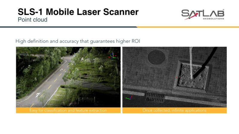 Satlab SLS-1 Mobile laser scanner