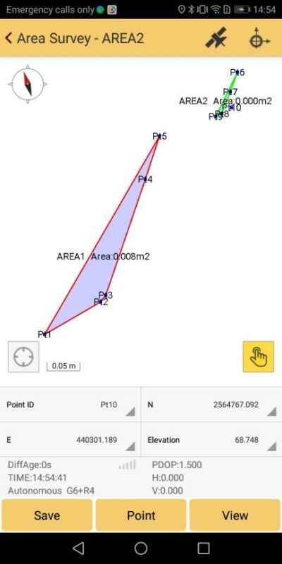 South EGStar android GPS GNSS surveying software