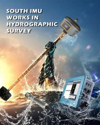 South Hydrographic surveying with SDE-260D echo sounder and Galaxy G6 rtk GPS GNSS