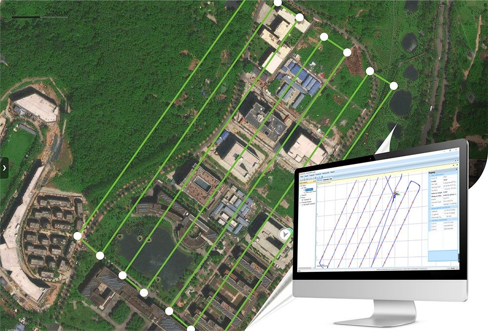 Ppk clearance drone system