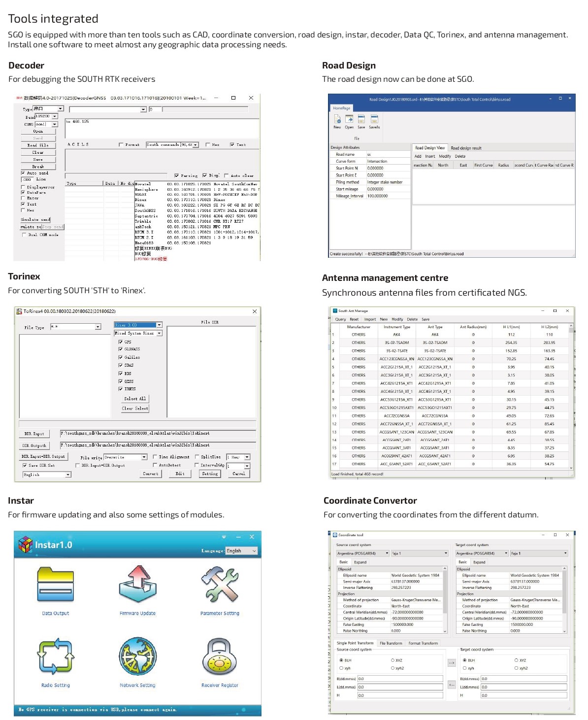 Land surveying office software