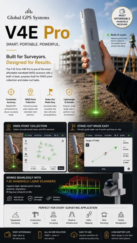 FJD Trion V4e pro rtk gnss with lidar