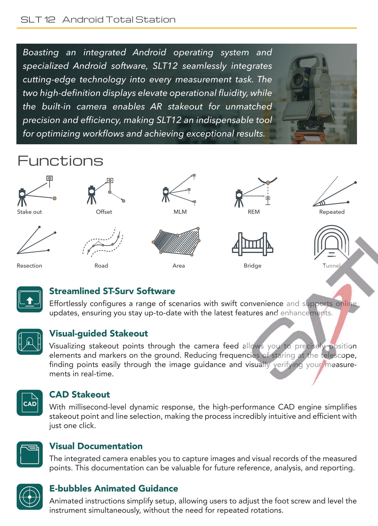 Total Station for surveying