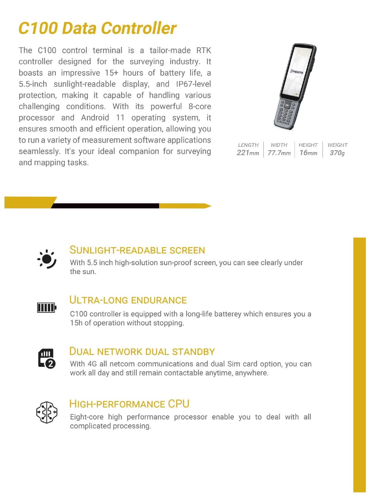 Data collector with field software