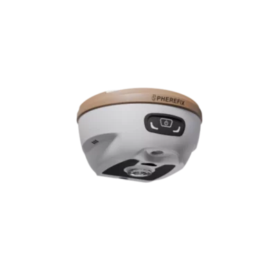 Spherefix SP35Se Front facing slightly tilted upwards, showing camera, bottom and on and off button.