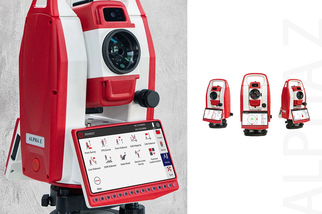 A-geo ALPHA Z Android Visual Total Station with SurPro - Image 4