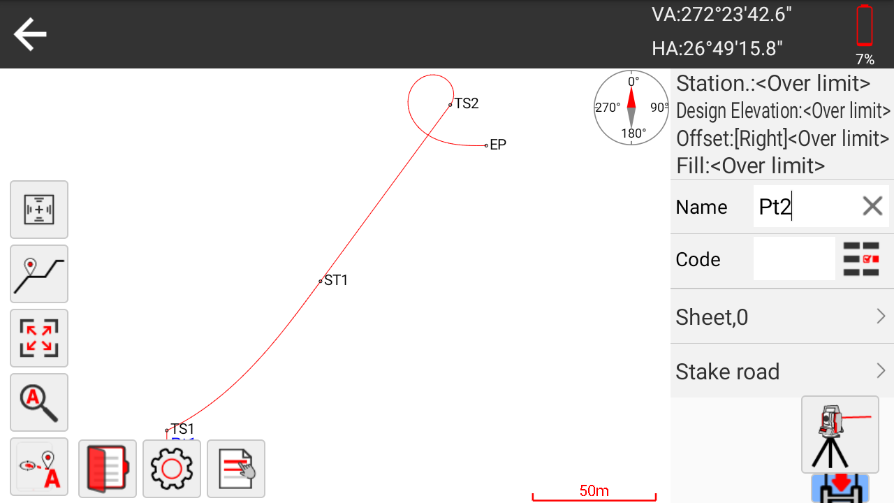 A-geo ALPHA Y Android Total Station with SurPro - Image 7