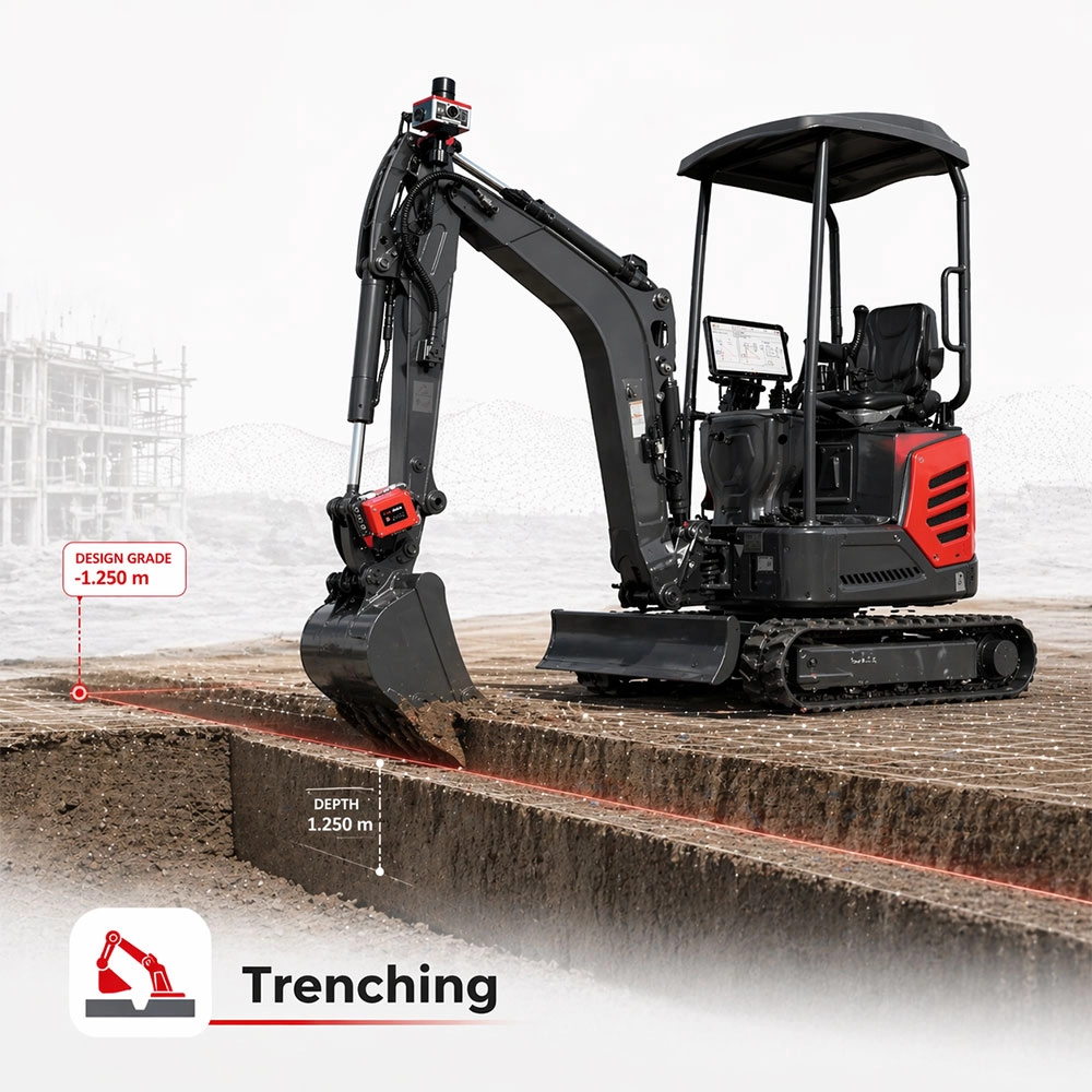 AlphaGeo ALPHA DG1 GNSS Excavator Guidance System - Image 15